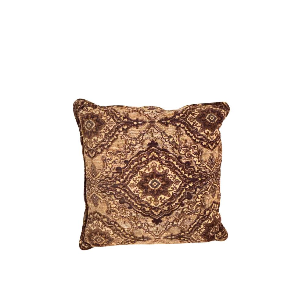 Beautiful Vintage embroidered tapestry velvety throw pillow sz 18x18